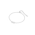 Infinity Ankle Bracelet - Silver