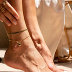 Love Ankle Bracelet Plated in 18K Gold