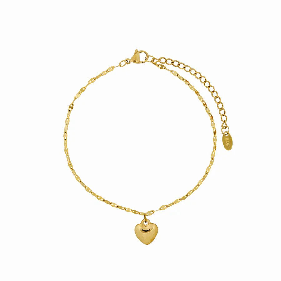 Love Ankle Bracelet Plated in 18K Gold